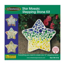 Milestones Mosaic Stepping Stone Kit - Star (Front of packaging)