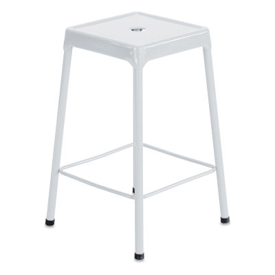 Safco Steel Counter Stool - White