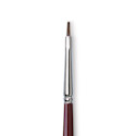 Da Vinci Black Sable Brush - Bright, Long Handle, Size 0