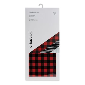 Open in modal - Cricut Joy Smart Iron-On - Lumberjack Patterned Sampler, 5-1/2" x 12", 3 Sheets (In packaging)