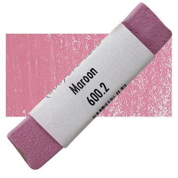 Open in modal - Great American Handmade Pastel - Maroon 2, 600.2 pastel and swatch