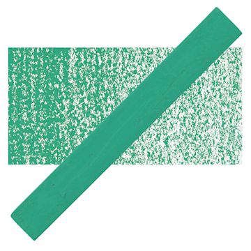 Open in modal - Holbein Artists’ Oil Pastel - Emerald Green 1 oil pastel and swatch