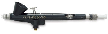 Badger Sotar 2020 Airbrush - Side view of Airbrush shown with Medium Tip