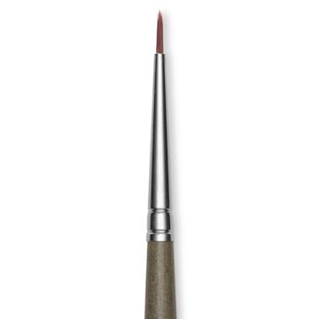 Open in modal - Da Vinci Forte Synthetic Brush - Round, Short Handle, Size 3/0, close-up