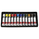 Daler-Rowney Graduate Oil Colors - Assorted, Set of 12, 22 ml tubes