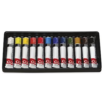 Open in modal - Daler-Rowney Graduate Oil Colors - Assorted, Set of 12, 22 ml tubes