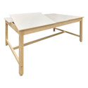 Hann Four-Station Drawing Table - 36" High, with Storage