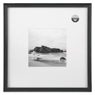 Blick Theo Frame with Mat - Charcoal, 16" x 16"