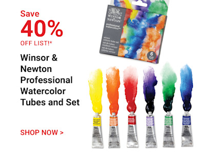 Save 40% off list. Winsor & Newton Professional Watercolor Tubes and Set. Shop Now