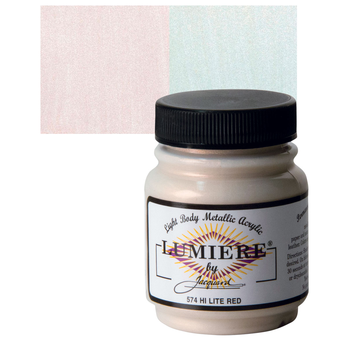 Jacquard Lumiere Acrylic - Hi-Lite Red, 2.25 Oz Jar | BLICK Art Materials