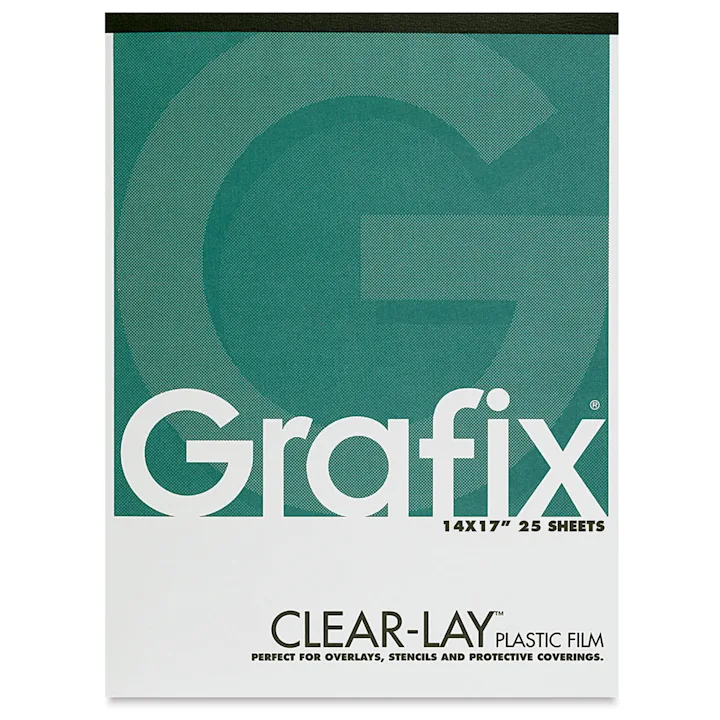Grafix Clear-Lay Plastic Film Pads | BLICK Art Materials