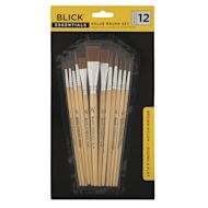 Blick Essentials Brown Nylon Value Brush Sets