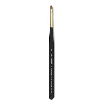 Open in modal - Princeton Mini Brush - Flat Shader, Mini Handle, Size 2