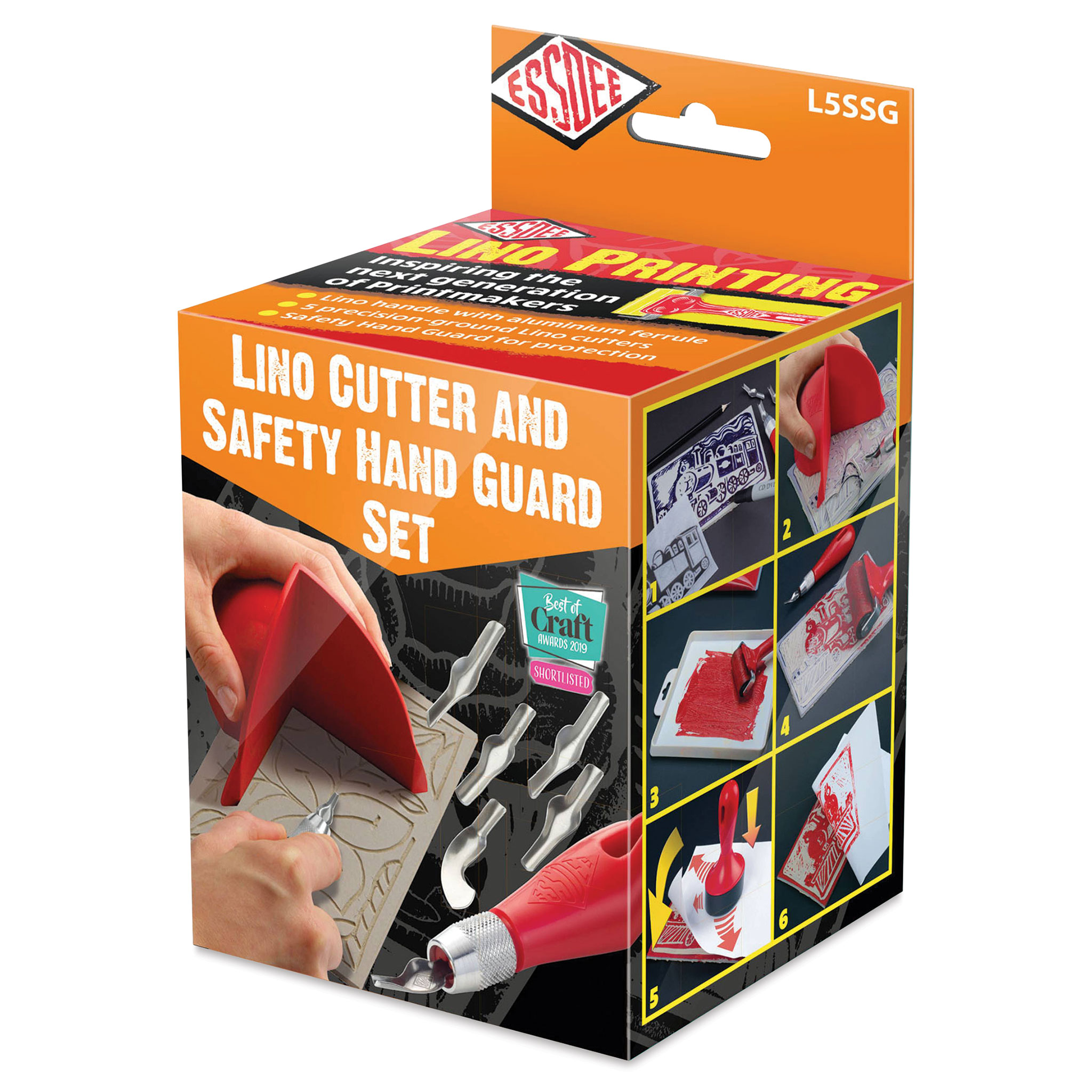 Linocut Taster Kit - Lino Cutting Starter Set with FREE online video  tutorial