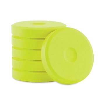 Open in modal - Richeson Tempera Cakes - Fluorescent Yellow, Pkg of 6