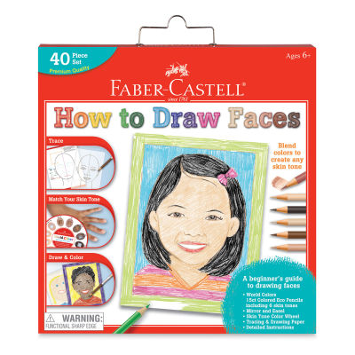 Faber-Castell World Colors How to Draw Faces (Packaging Front)