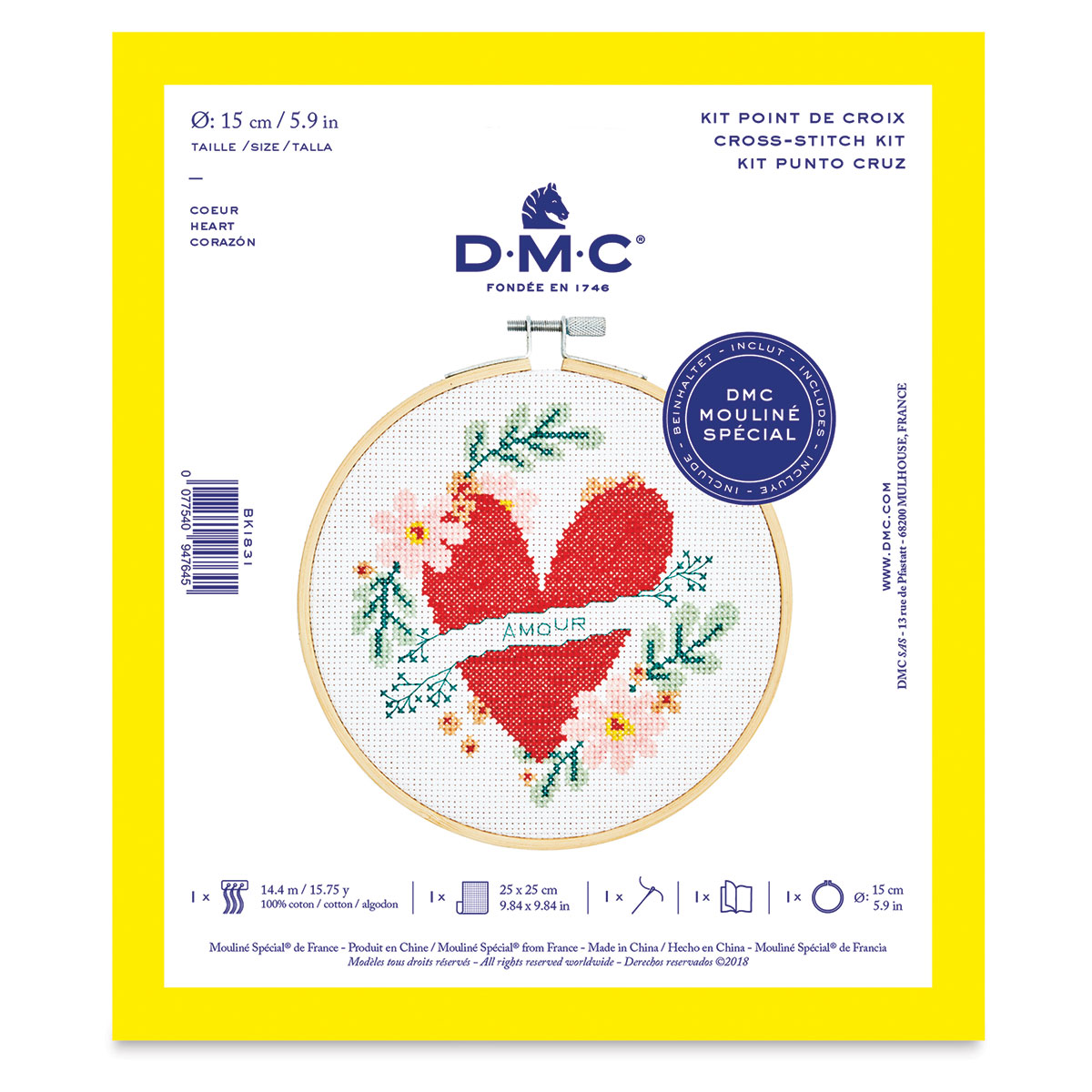 DMC bk752. Вышивка крестом DMC. Дименшенс сердце. DMC Kit Chablis. Dmc kit