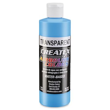 Open in modal - Createx Airbrush Color - 8 oz, Transparent Caribbean Blue