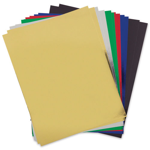 Metallic Foil Paper 12 Sheets 8.5 x 11 Gold
