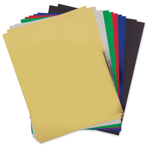 Thick Shiny Gold Foil Cardboard Paper Metallic Foil Board