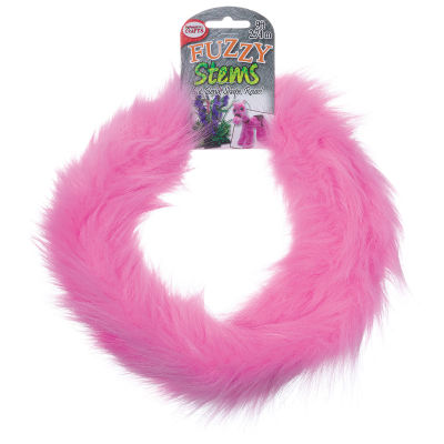 Pepperell Craft Fuzzy Stems  - Pink, 9 ft