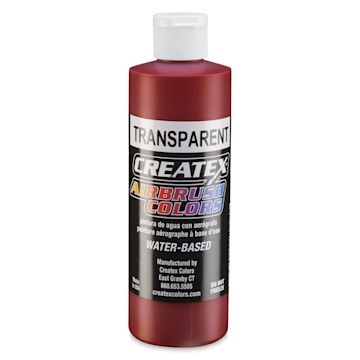 Open in modal - Createx Airbrush Color - 8 oz, Transparent Deep Red