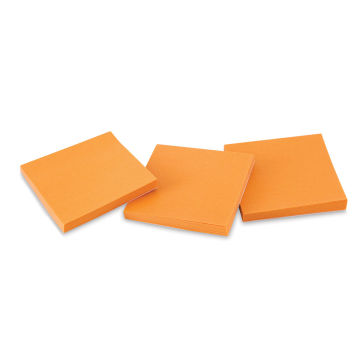 Post-it Extreme Notes - 3 Orange note pads shown
