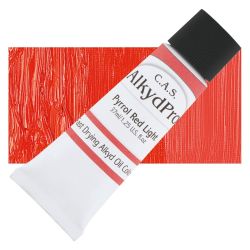 CAS AlkydPro Fast-Drying Alkyd Oil Color - Pyrrol Red Light, 37 ml tube