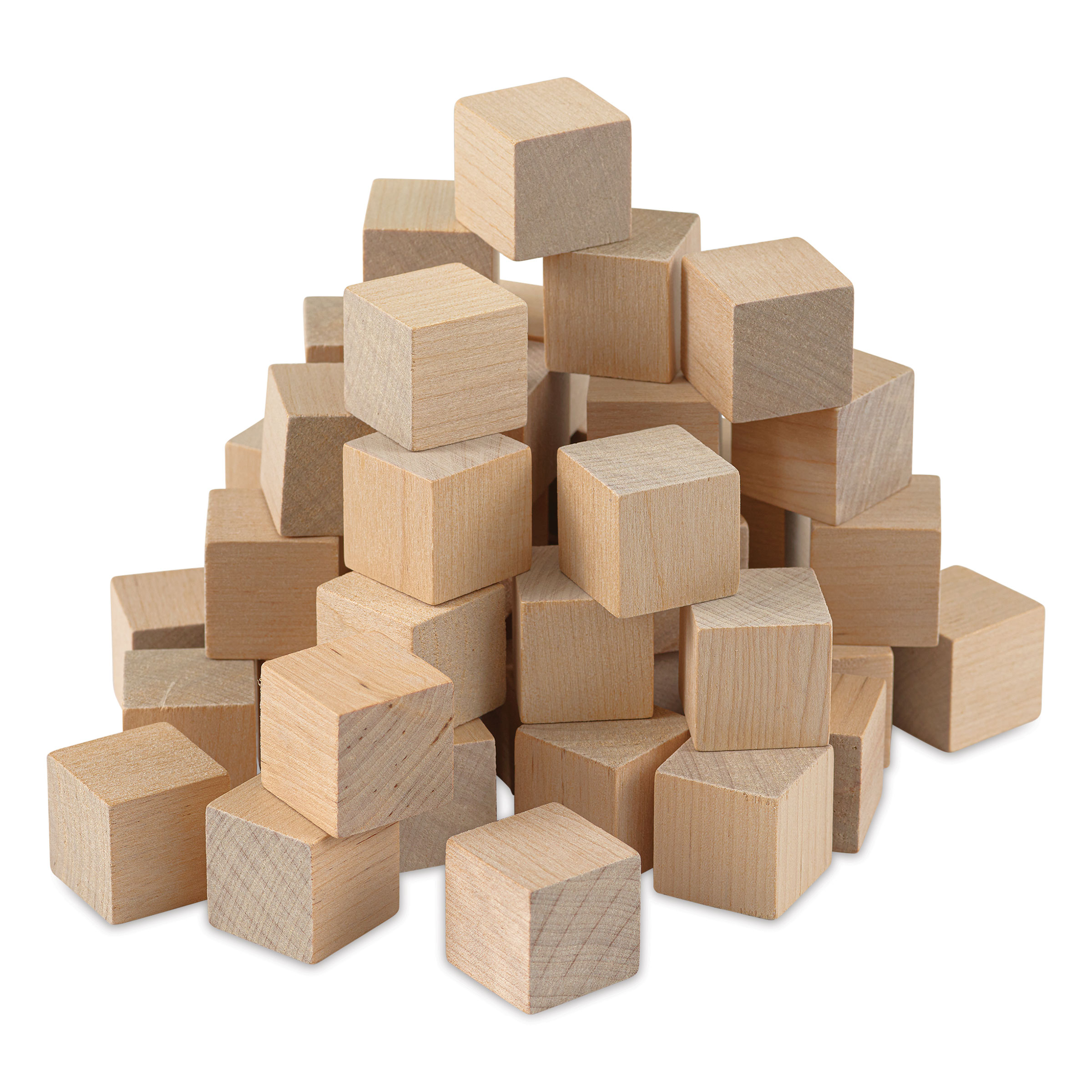 Hygloss Wooden Blocks - Pkg Of 48, 1" Block | BLICK Art Materials