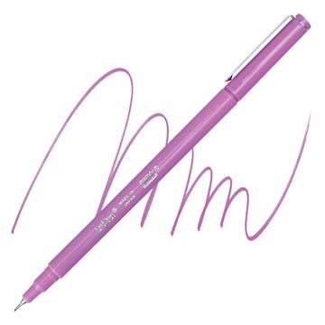 Open in modal - Marvy Uchida LePen Fine Line Marker - Orchid marker and swatch