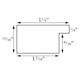 Blick Gallery Frames (Frame profile diagram)