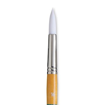 Open in modal - Princeton Snap! White Taklon Brush - Round, Short Handle, Size 16