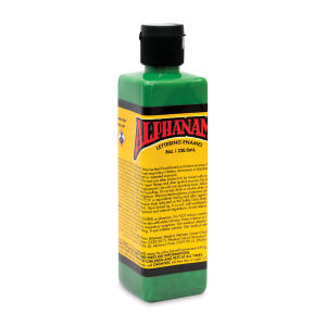 Alpha6 Alphanamel Lettering Enamel - Hot Rod Green, 236.6 ml, Bottle