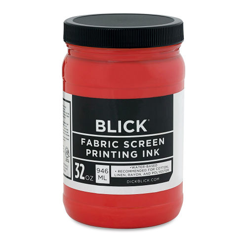 Fabric Screen Printing Ink fluorescent lime green, 8 oz. (pack of