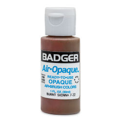 Badger Air-Opaque Airbrush Color - 1 oz, Burnt Sienna