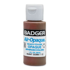 Badger Air-Opaque Airbrush Color - 1 oz, Burnt Sienna