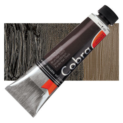 Royal Talens Cobra Water Mixable Oil Color - Vandyke Brown, 40 ml tube