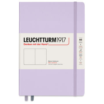 Leuchtturm1917 Blank Hardcover Notebook - Lilac, 5-3/4" x 8-1/4"