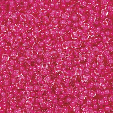 Open in modal - John Bead Terra Intensive Lining Czech Glass Seed Beads - 11/0, Rose