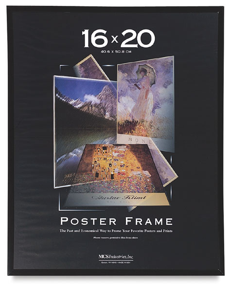 MCS Original Poster Frame 22.375 by 34-Inch Black MCS INDUSTRIES 65663 
