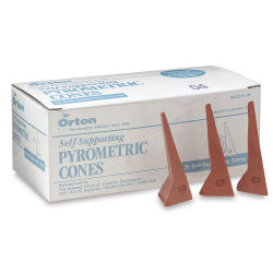 Orton Self-Supporting Cones, Cone 04 - Box of 25
