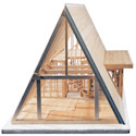Midwest Products House Structure Kit - A-Frame Cabin