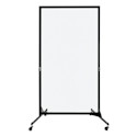 Screenflex Clear Room Dividers - 1 Panel, 74" H x 40" W