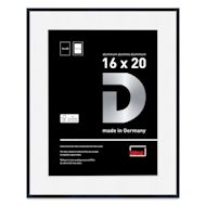 Deha Design Tribeca Frame - Black, 16" x 20", 12" x 16" Mat
