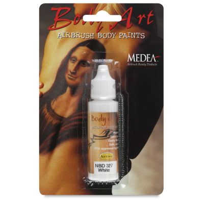 Medea Body-Art Airbrush Paint - 1 oz, White, Bottle (In packaging)