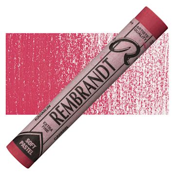 Open in modal - Rembrandt Soft Pastel - Carmine 318.5 pastel and swatch