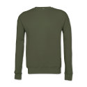 Bella + Canvas Unisex Sponge Fleece Drop Shoulder Sweatshirt - Military Green,