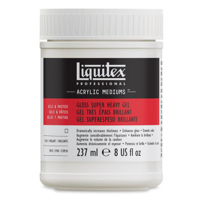 Liquitex Medium - Super Heavy Gel Medium. Gloss, 8 oz jar