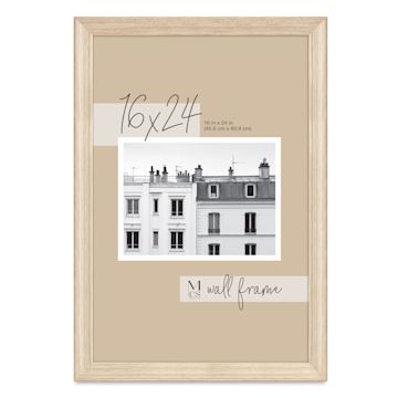 Open in modal - MCS Classic Edge Frame - 16" x 24", Natural