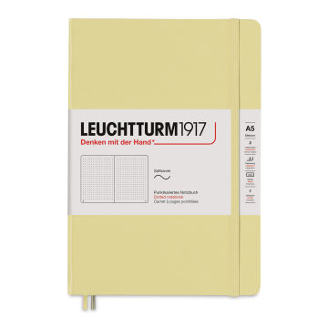 Leuchtturm1917 Dotted Softcover Notebook - Vanilla, 5-3/4" x 8-1/4"